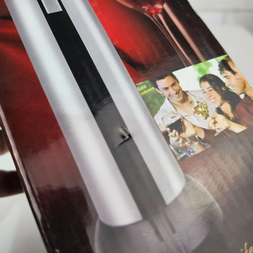 Archstone Nova Electric Wine Opener Cordless Battery Corkscrew NIB Silver Black